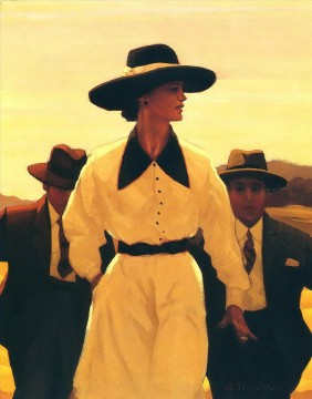 Jack Vettriano Painting - mujer perseguida Contemporáneo Jack Vettriano
